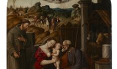 Natività di Gesù con San Francesco