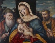 Madonna con Bambino San Giuseppe d´Arimatea e Simeone