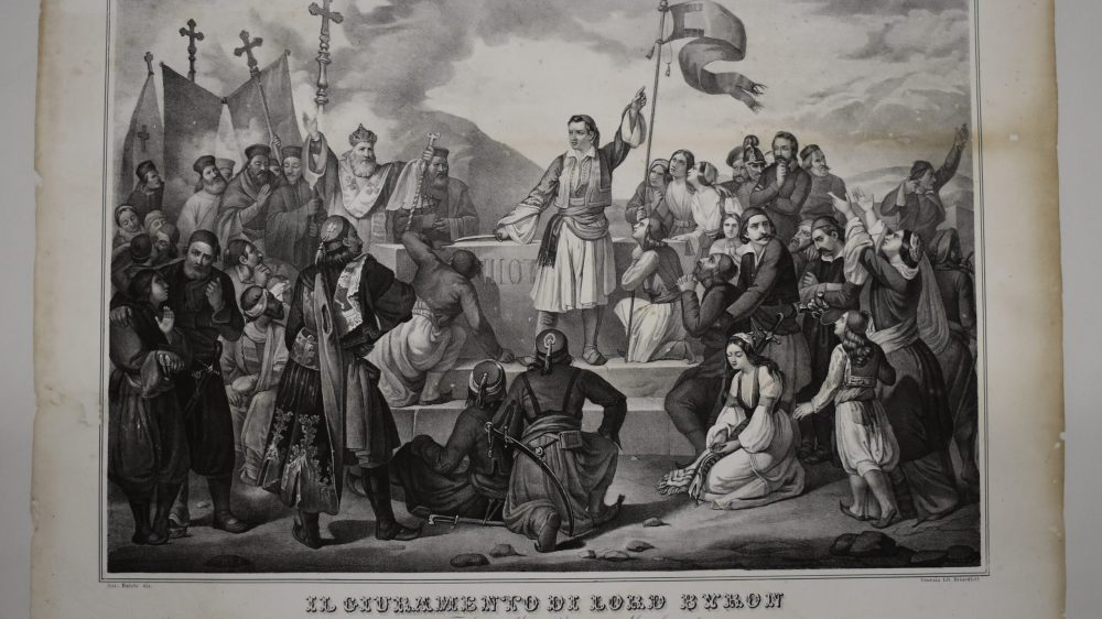 Musei Byron e del Risorgimento aperti a Pasqua e Pasquetta con una nuova importante acquisizione: ‘Il giuramento di Lord Byron a Missolungi’