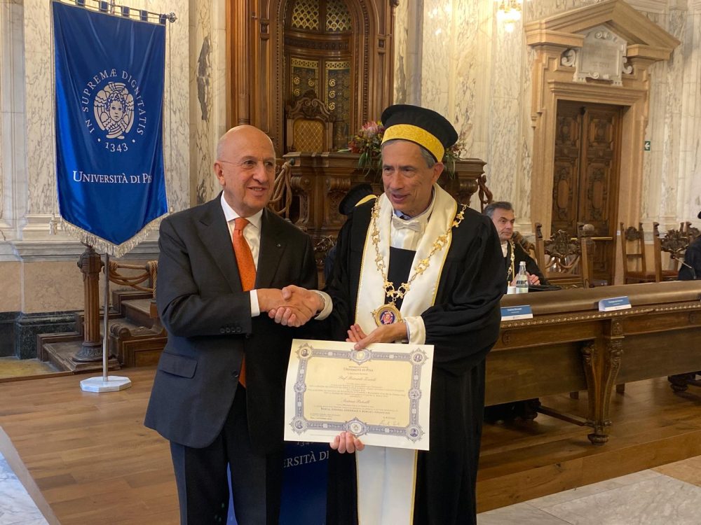 La Fondazione Cassa di Risparmio di Ravenna si complimenta con il Presidente della Cassa Antonio Patuelli per il conferimento della laurea honoris causa dell’Università di Pisa
