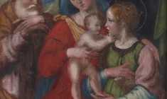 Sacra famiglia con Santa Caterina d´Alessandria