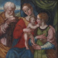 Sacra famiglia con Santa Caterina d´Alessandria