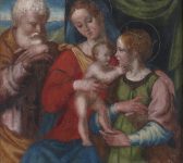 Sacra famiglia con Santa Caterina d´Alessandria