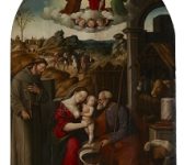 Natività di Gesù con San Francesco