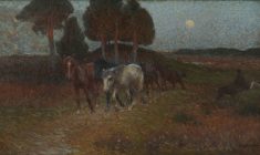 Paesaggio con animali