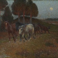 Paesaggio con animali