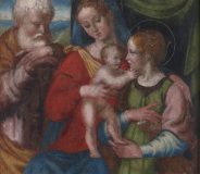 Sacra famiglia con Santa Caterina d´Alessandria