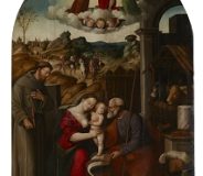 Natività di Gesù con San Francesco